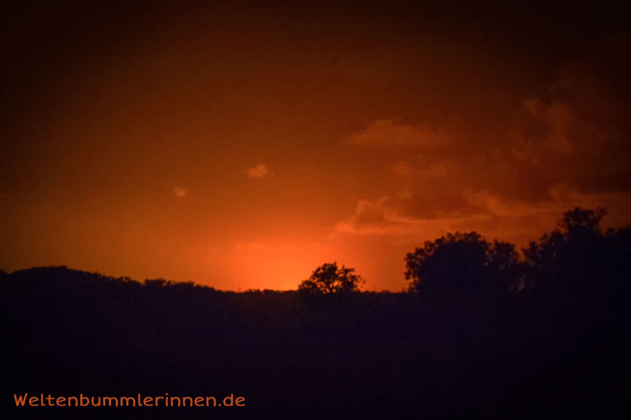 Flammen am Horizont