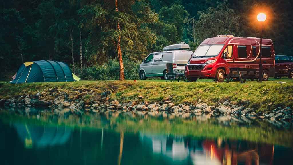 Ein schöner Stellplatz in der Natur