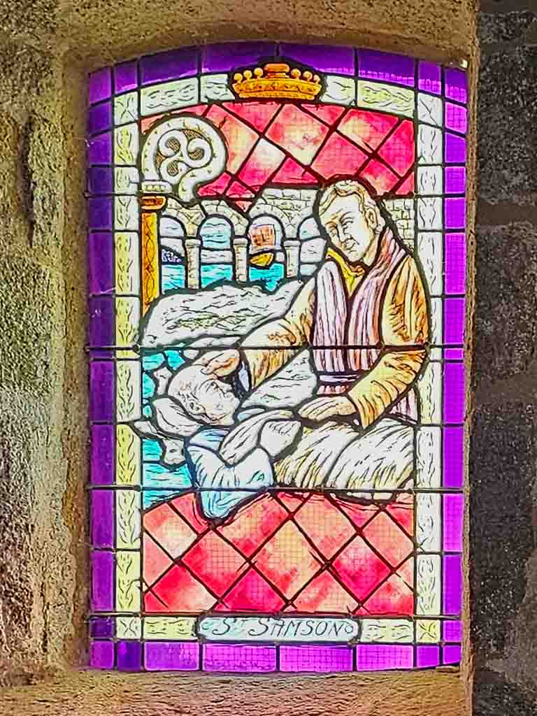 Chapelle de Saint Samson, Frankreich, Bretagne, Fensterbild 2