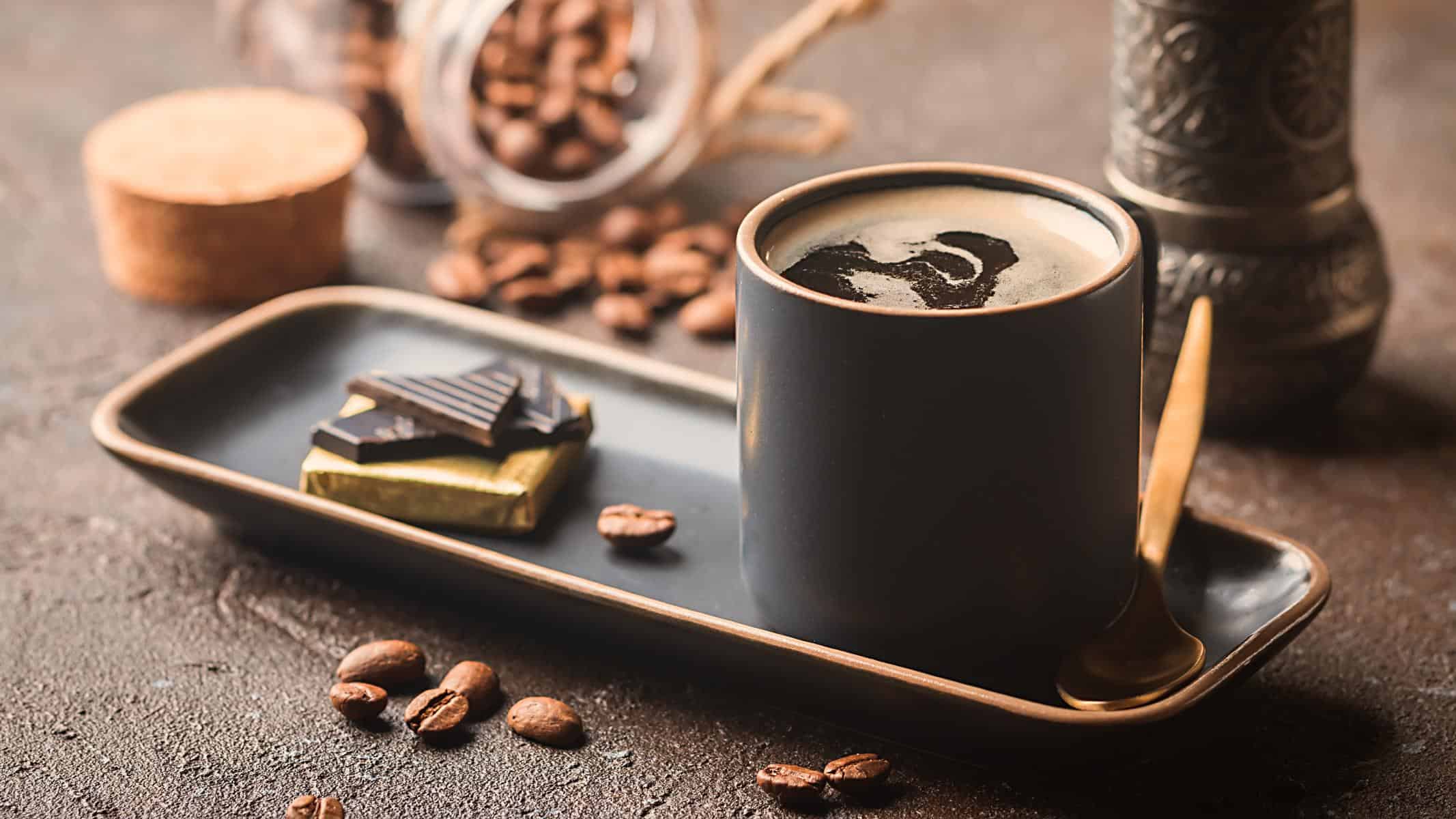 Kaffeetasse mit Keksen