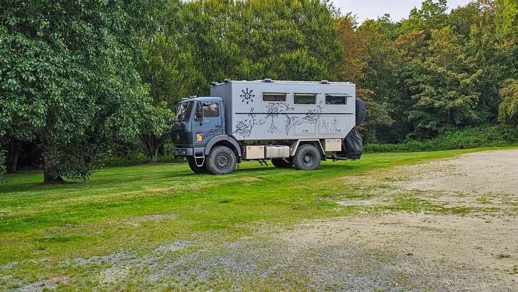 Leerer Stellplatz für die Black Pearl