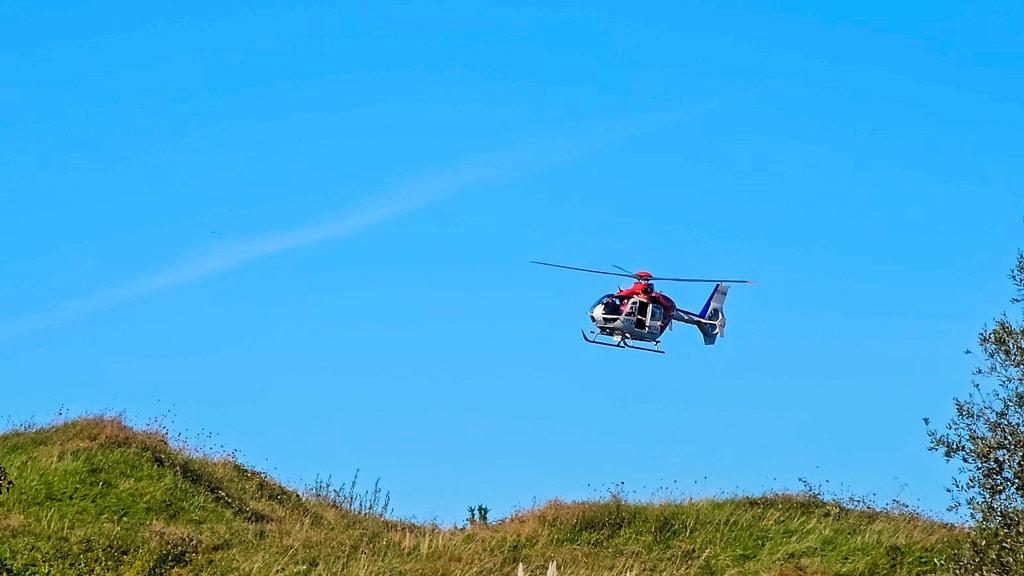 Hubschraubereinsatz in Irun