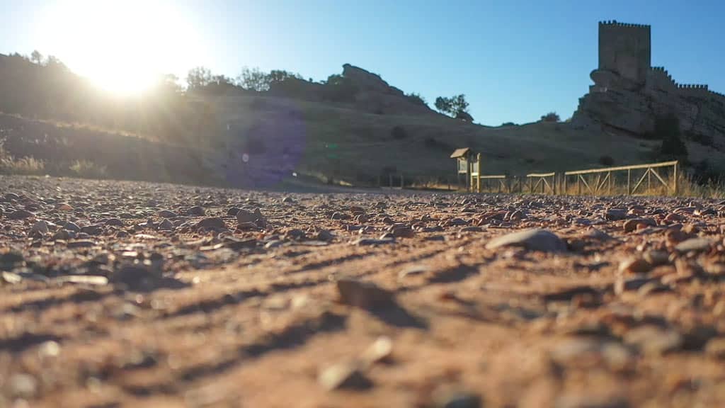 Castillo de Zafra - vom Parkplatz aus gesehen