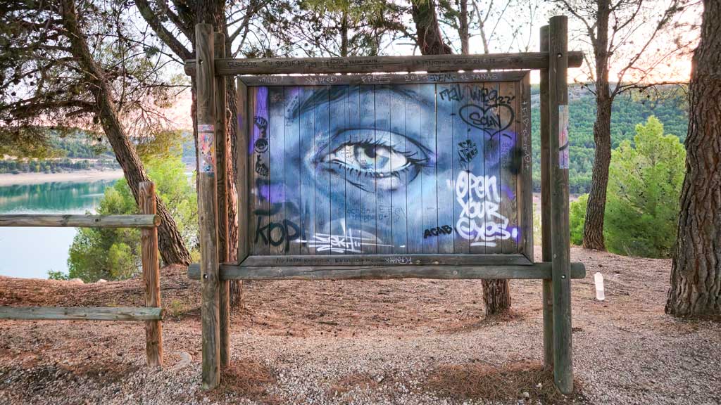 Stausee südlich von Saragossa Open Your Eyes