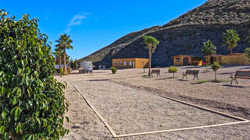 Area Camper La Ermita Boule Bereich